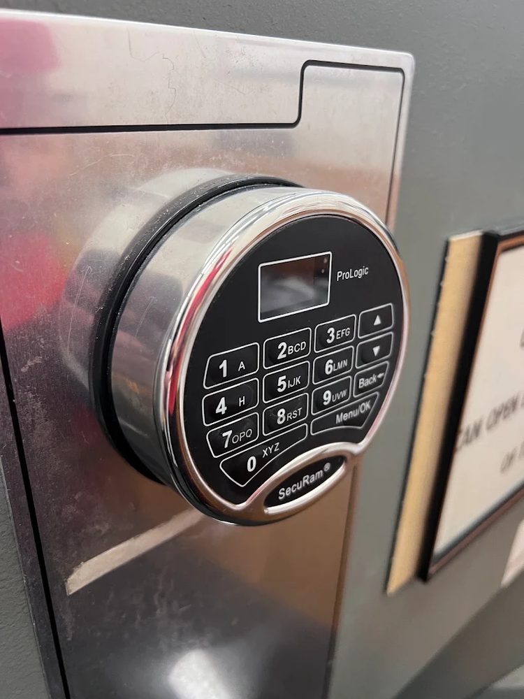 Electronic keypad safe lock, ProLogic SecuRam, serviced by S.E.L Locksmith